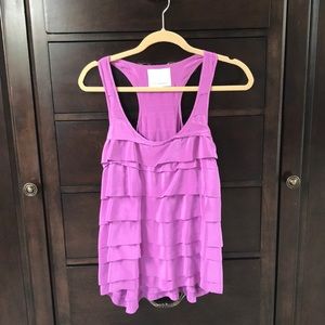 Purple layered dress shirt